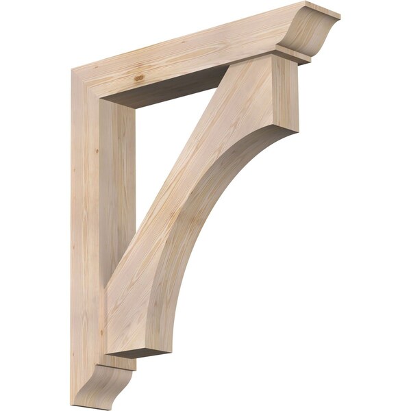 Ekena Millwork Westlake Traditional Smooth Bracket w/ Offset Brace, Douglas Fir, 7 1/2"W x 42"D x 48"H BKT0806X42X48WTL01SDF - main